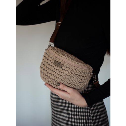 NADIN BUM BAG - SÖTÉTBÉZS