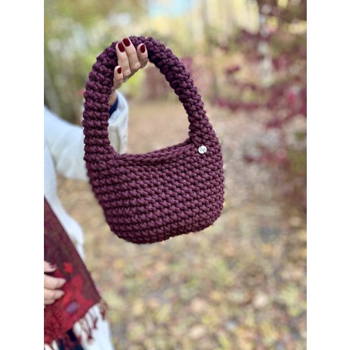 BOHO MINI VÁLLTÁSKA - BURGUNDY 
