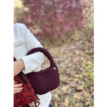 BOHO MINI VÁLLTÁSKA - BURGUNDY 