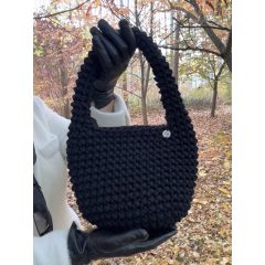 BOHO MINI VÁLLTÁSKA - FEKETE