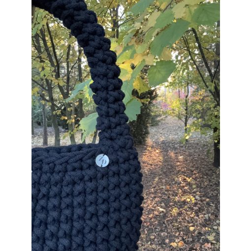 BOHO MINI VÁLLTÁSKA - FEKETE