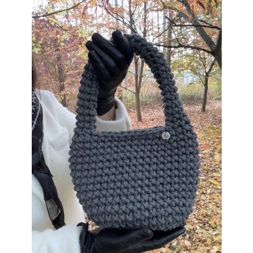 BOHO MINI VÁLLTÁSKA - SZÜRKE