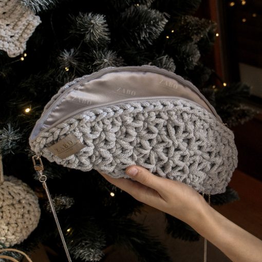 FÉLKÖR ALKALMI TÁSKA - CSILLOGÓ KAGYLÓ