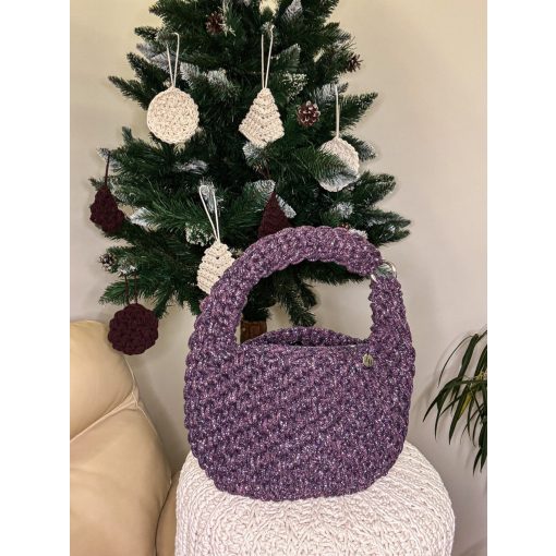 BOHO MINI VÁLLTÁSKA - PLUM 