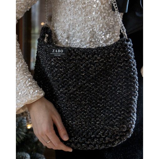 ALKALMI TÁSKA - CSILLOGÓ FEKETE