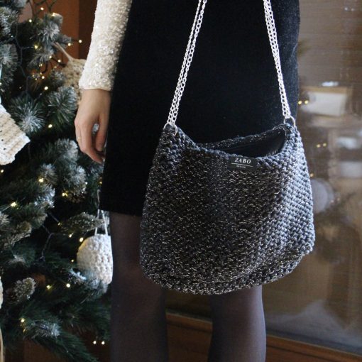 ALKALMI TÁSKA - CSILLOGÓ FEKETE