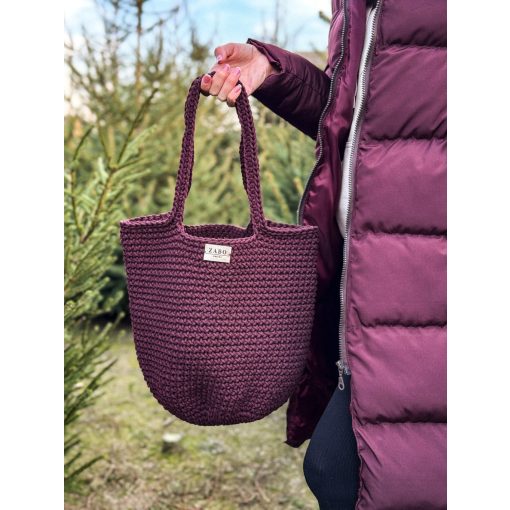 NATI SHOPPER - BURGUNDI